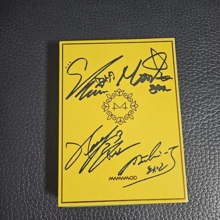 Mamamoo Yellow Flower Autographed Album