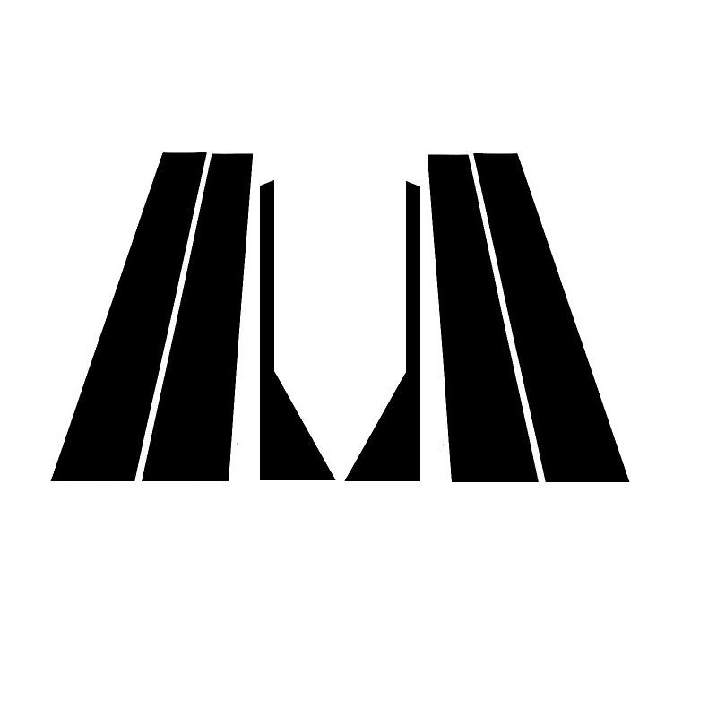 Carbon Fibre Polished Pillar Posts Fit For VW Jetta MK5 Sedan 2006-2010 Car Window Trim Cover BC Column