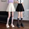A-line Petite Women's Skirt - 2026 Autumn Academic Style Umbrella Skirt, High-Waisted Slimming Pleated Design