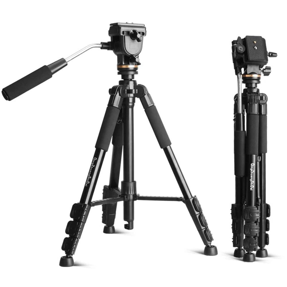 

QZSD Q111S 152cm SLR Camera DV Floor Stand Telescopic Live Streaming Photography Tripod Type A