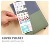 A5 Password-Protected Notebook for Website & Contact Management