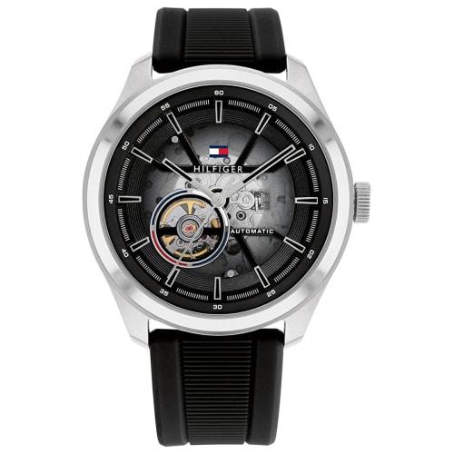 

Tommy Hilfiger OLIVER 1791886 Men s Black Rubber Watch