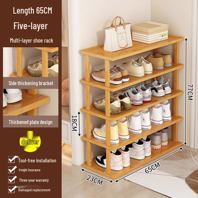 Compact Multi-Layer Shoe Rack for Doorway, Home, or Dorm - Space-Saving Under-Table Shoe Storage Cabinet