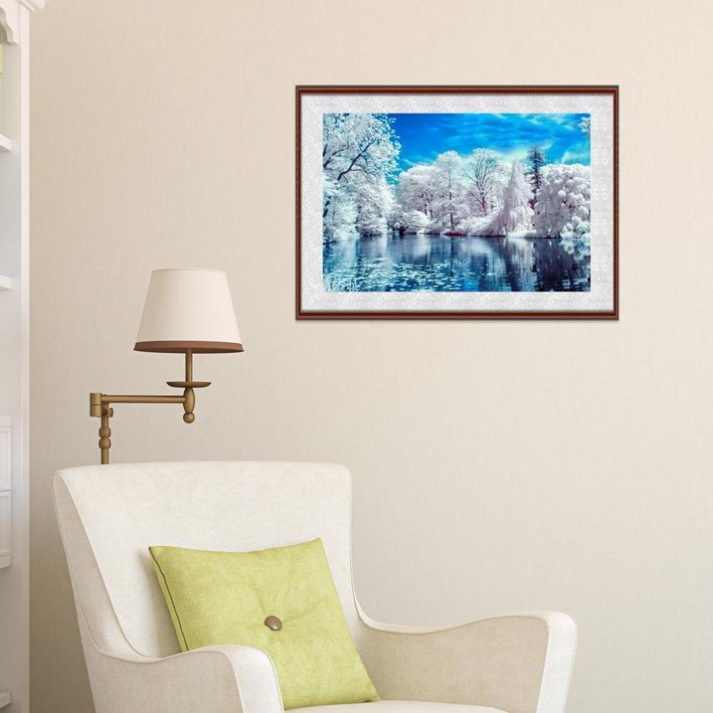 5d Snow Tree Cartoon Broderies Diamants Gift Animal Diamond Mosaic Painting Full Diamond Embroidery