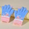Children's gloves five-finger baby autumn and winter boys and children versatile warm knitted children's gloves winter warm gloves