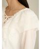 Snidel Varie Lace Blouse SWFB251098 White Women's