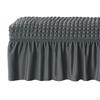 Bench Cover Seersucker Dining Protector Soft Rectangle Stool Covers Seat