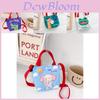 Adorable Cartoon Canvas Crossbody Bag For Kids Soft Leather Fun Design