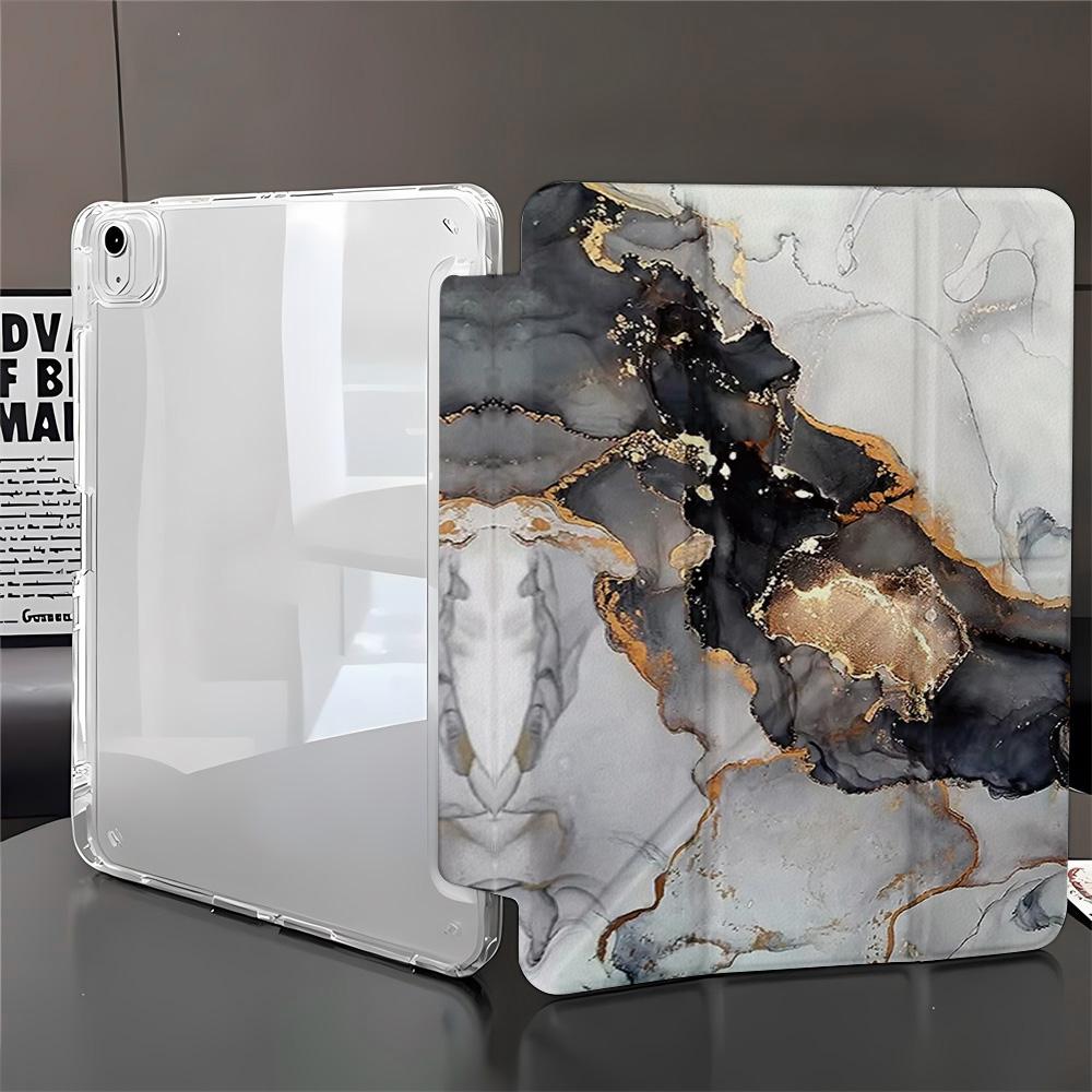 Para iPad Pro 11 12.9 13 Pulgadas M2 M3 2025 A16 11ª 10ª Generación 10.9 Air 5 4 9ª 8ª 7ª 10.2 Mini 6 Funda Inteligente con Soporte para Lápiz