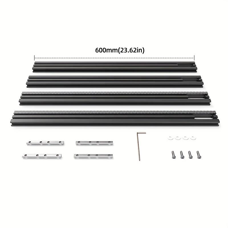 

60/80cm Trimming Machine Milling Groove Engraving Guide Rail Adjustable Backing Auxiliary Guide Bracket DIY Woodworking Tools