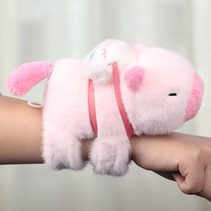 Stylish Capybara Plush Wristband Unique Bike Ornament Practical Toy Portable for Trendy Women Ladies and Collectors
