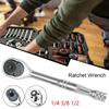 1Pcs 24 Teeth Ratchet Wrench Quick Release Repairing Hand Tool Durable Socket Spanner