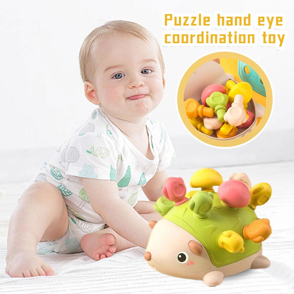 Baby Fine Movement Focus Training Hedgehog Children's Early Education Educational Hand-eye Coordination Toys