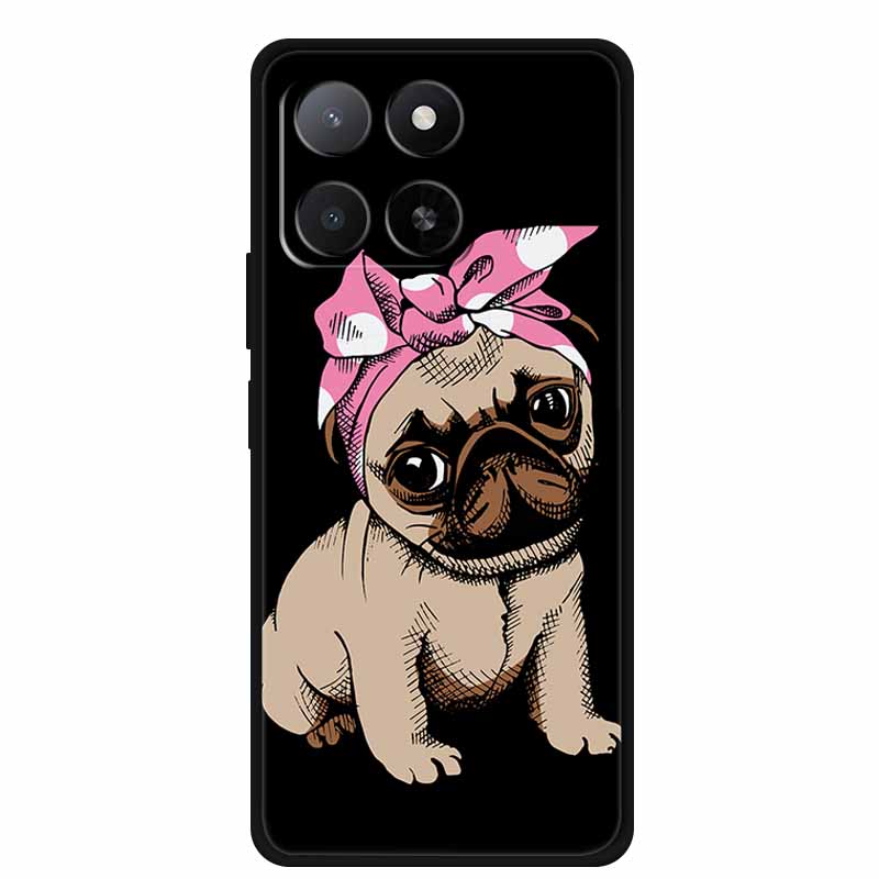 For Motorola G86 G56 Phone Case G 86 G 56 Coque Black Silicone Soft Back Cover For Motorola G86 Power Edge 60 60S Case Cartoon