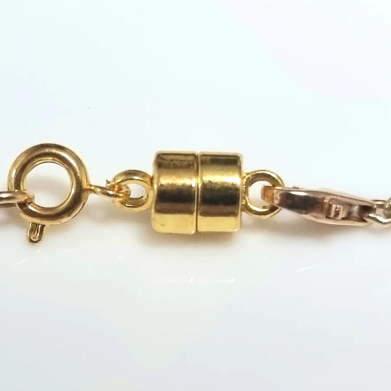 Bracciale Collana Gancio di Estensione Magnetico Catena Oro