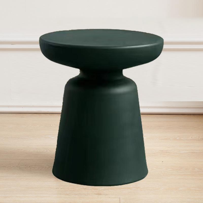 Household Plastic Circular Coffee Table Living Room Small-sized Side Table Balcony Modern and Minimalist Coffee Table