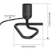 EU/US Plug E27 E26 Lamp Base Holder With Switch Vintage Table Lamp Bedside Lamp Night Light For Bedroom Living Room Decor