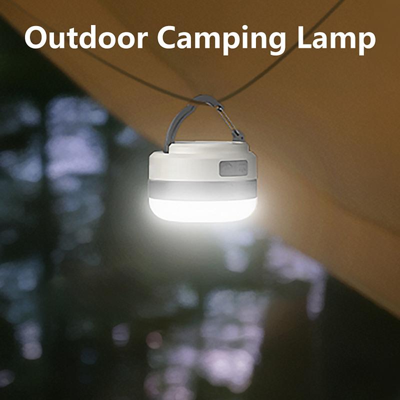 Camping Lantern For Tent RGB Color Changing LED Camping Lamp Portable Tent Rechargeable Lights Ip45 Water Resistant For Indoor &