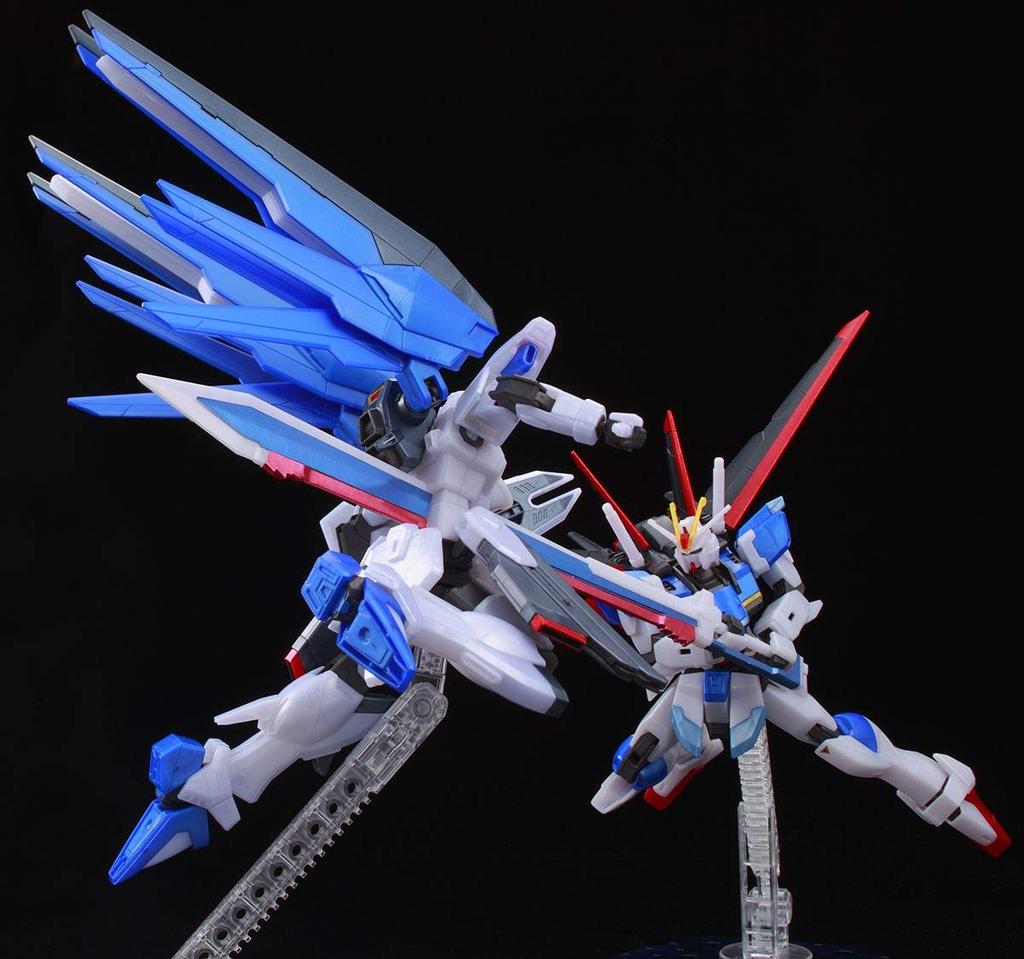 BANDAI HG Freedom Gundam Force Impulse Gundam Konfrontacja Model Plastikowy 1/144 vs. (Przeznaczone Zestaw) [Metaliczny] (Ekskluzywne wydarzenie)