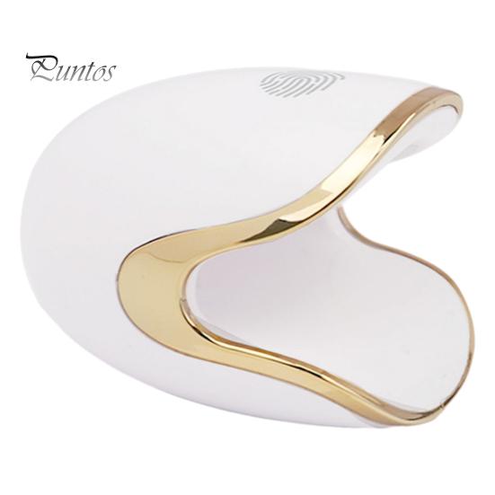 

Портативная гелевая УФ-сушилка для ногтей с 3 светодиодами. Мягкое освещение, неослепительная светодиодная лампа для ногтей для быстрого высыхания лака для ногтей. Профессиональный домашний маникюр своими руками. белый