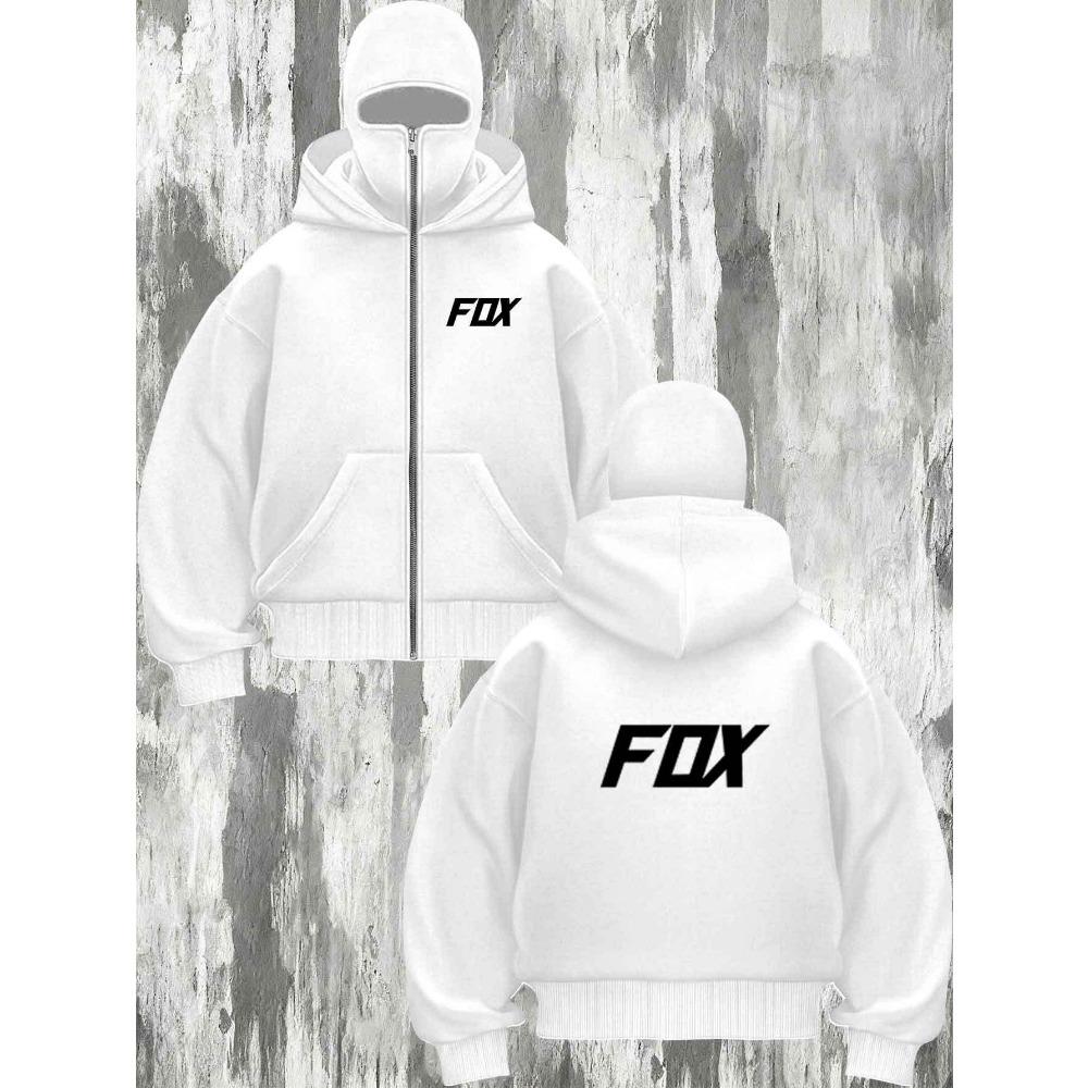 Autumn/Winter Couple Hooded Zipper Sweatshirt Loose Hooded Casual Top Warm Long Sleeve