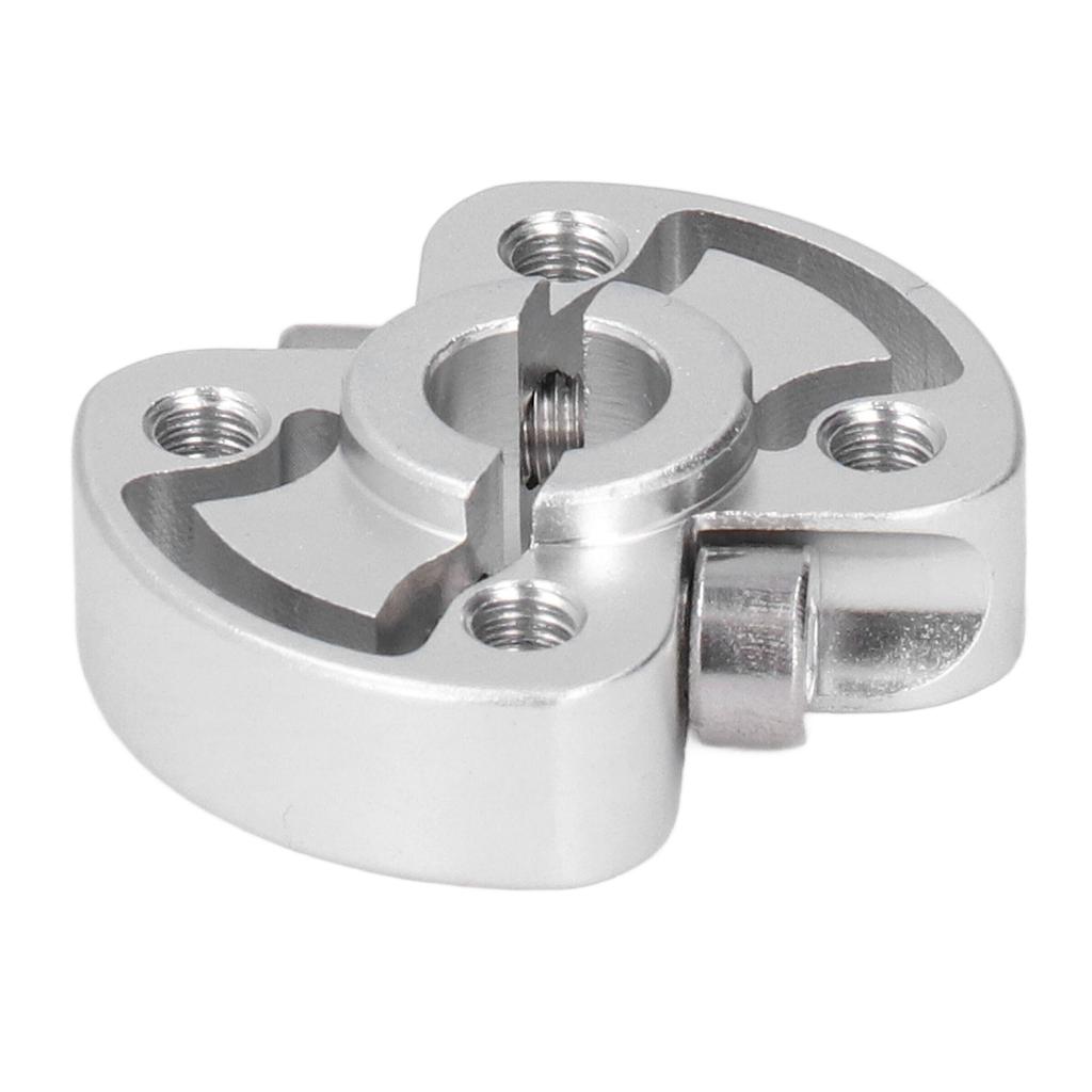 Clamping Collar Aluminum Alloy Round Universal Hole High Speed Shaft Clamp 8mm Center Holes
