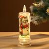 Christmas LED Flameless Candle Xmas Snowman Santa Reindeer Flickering Fake
