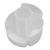 360 Degree Rotating Pen Holder Desk Large Capacity Pencil Storage Organizer Multifunction Workplace Accessories White