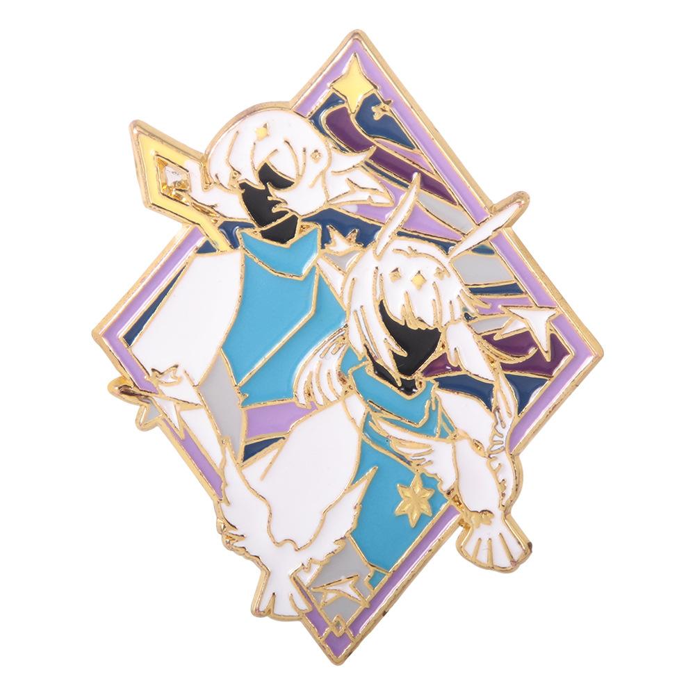 Game Sky: Children of the Light KeyChain Dragon Bone Kakashi Game Peripherals Cartoon Brooch For Women Men Fans Jewelry Gifts