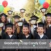 Transparent Graduation Hat Candy Present Box Creative Candy Storage Decoration Graduation Souvenir Party Desktop Decoration Gifts