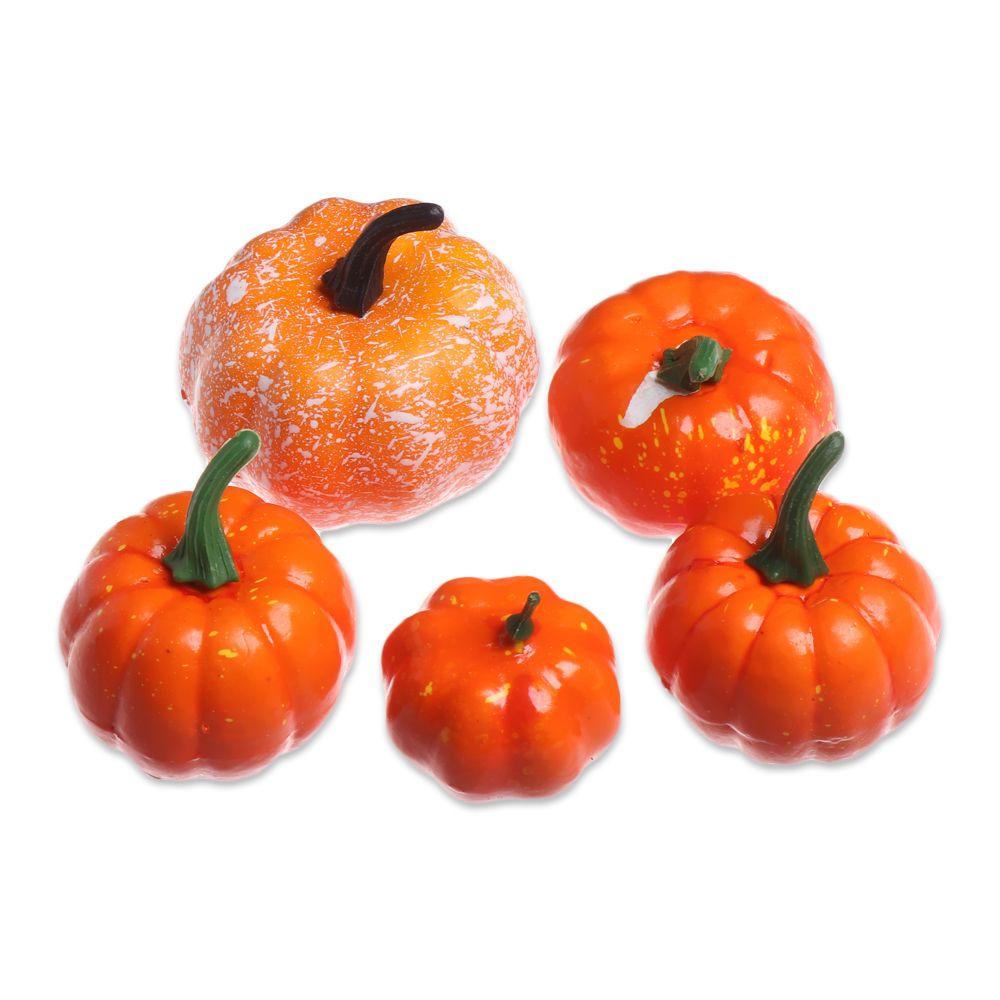 Realistic Faux Decoration DIY Craft Simulation Props Halloween Artificial Pumpkin Fake Vegetable