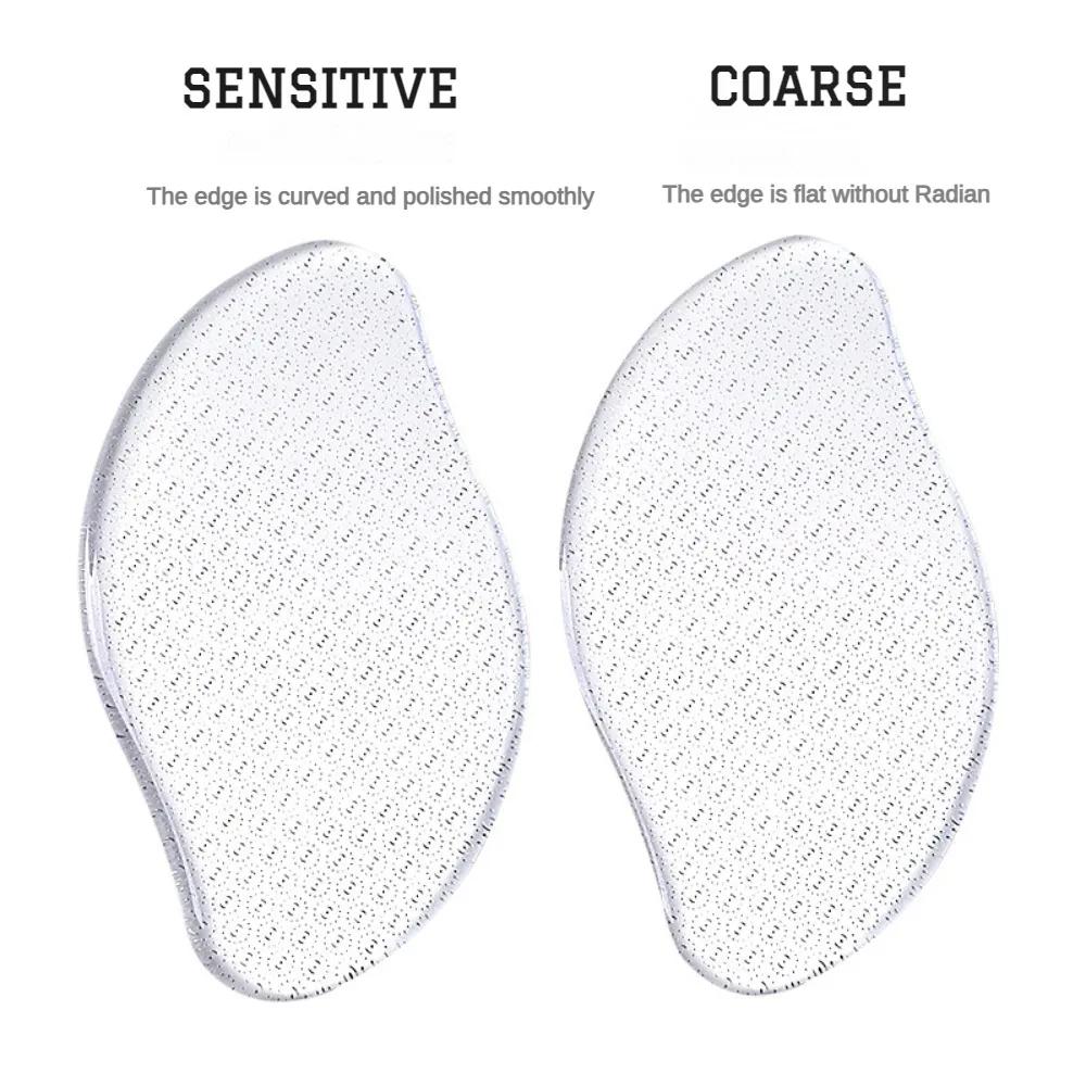 Mango Shape Nano Glass Double-sided Foot Rasp Heel File Hard Dead Skin Callus Remover Exfoliating Pedicure Care Foot File Tool