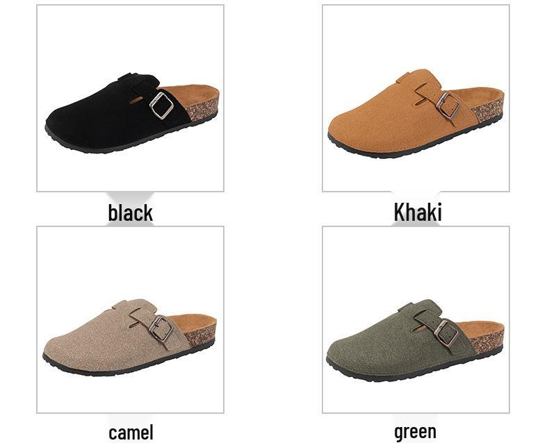 Grenzüberschreitende Bokeng Herren Trendige Dicksohlen-Slipper: Komfort Strand- & Outdoor Halbsandalen für Paare