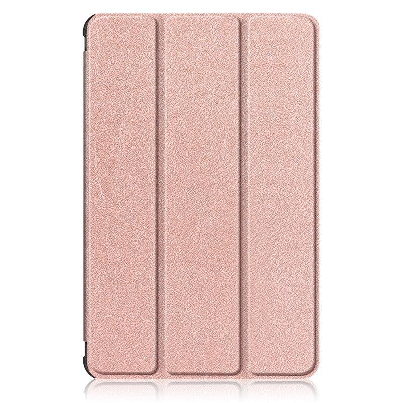 Pentru Samsung Galaxy Tab A7 lite 8.7 SM-T220 SM-T225 Husa Tableta Tri-Fold Hard PC Husa din spate tab a7 Lite 2021 Husa Magnetica Funda de aur de culoare
