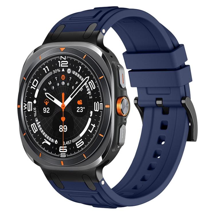 Triple-Layer Armour Silicone Watch Band For Galaxy Watch Ultra2 2026/2025 / Ultra1 2024, Adjustable Rugged Replacement Wrist Strap