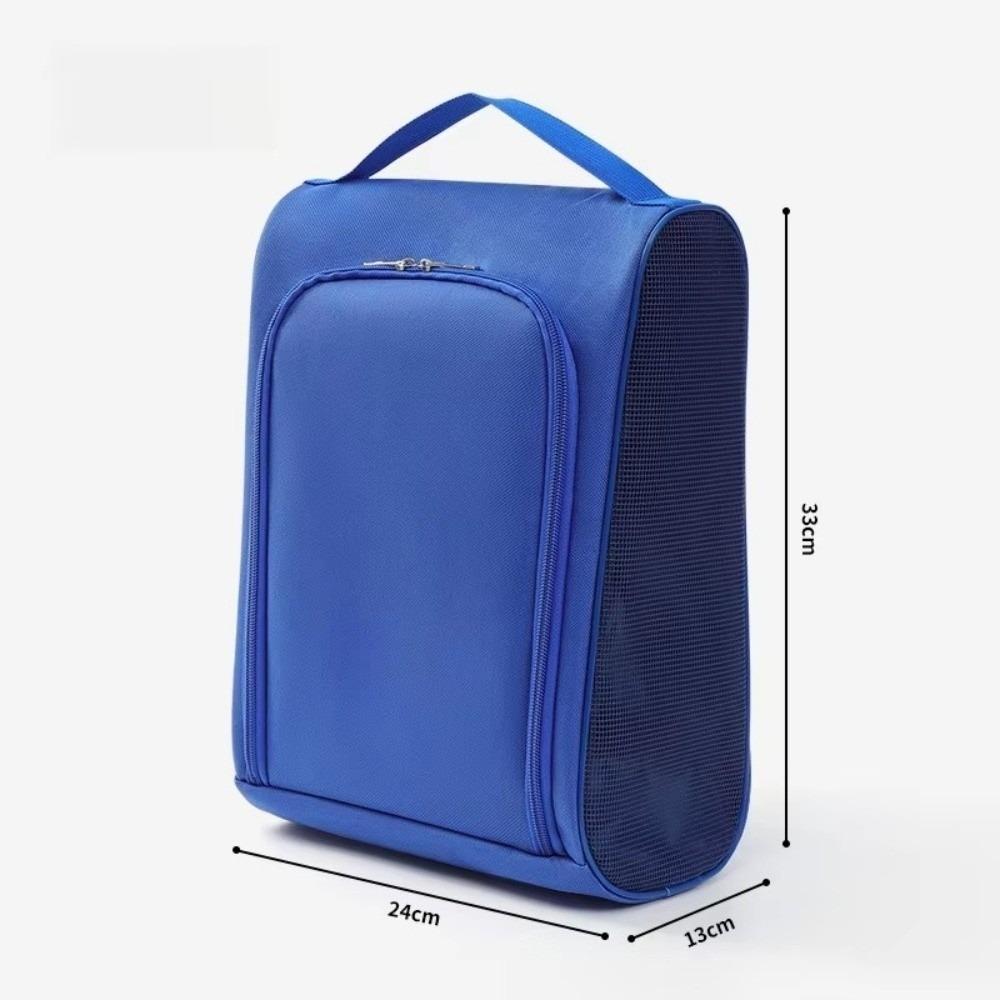 Gifts Oxford Cloth Shoes Storage Bag Portable Lightweight Shoe Handbag Dustproof Shoe Organization синий 2630₽