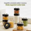 Coffee Beans Vacuum Sealed Tank Transparent Glass Food Storage Jars Household Moisture-Proof Air Extraction Airtight Container