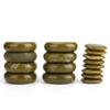 16pcs/set Hot Spa Massage Stone Set Heated Green Jade Body Massage Rock Kit