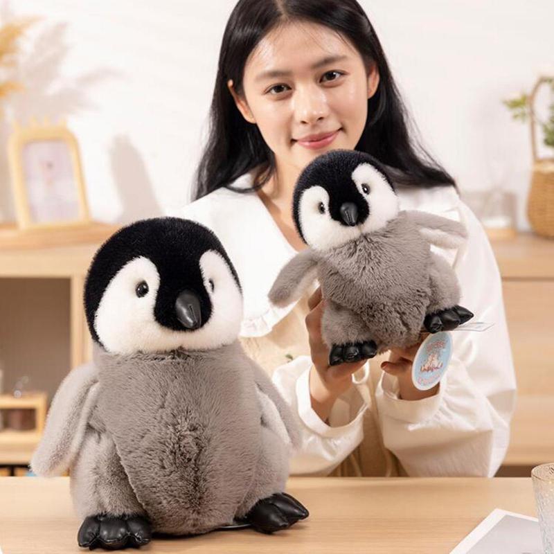 Plush Penguin Doll Ornament Realistic Animals Plush Toy for Couch Home Decor
