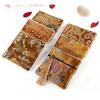Chinese Brocade Jewelry Bag Handmade Silk Embroidery Padded Small Zipper Tassel Jewelry Organizer Storage Pouch Satin Gift Bag