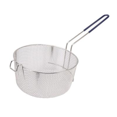 Cesto per Friggere Acciaio Inossidabile Manico Lungo Riutilizzabile Resistente alla Ruggine Rete per Friggere per Pesce Nuggets di Pollo