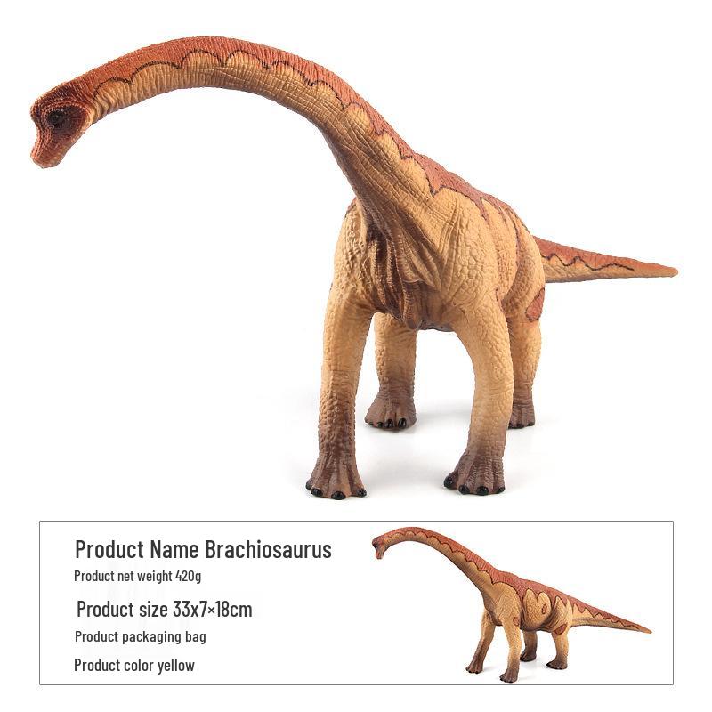 Realistic PVC Mamenchisaurus Brontosaurus Dinosaur Model Toy