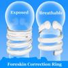Reusable Silicone Foreskin Correction Penis Rings Delay Ejaculation Male Cock Ring Sex Toys For Men Day/Night Use Cockrings 4pcs/set