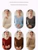 2025 Autumn/Winter Women's V-Neck Seamless Cashmere Sweater: Versatile Knitted One-Piece Pullover Base Layer