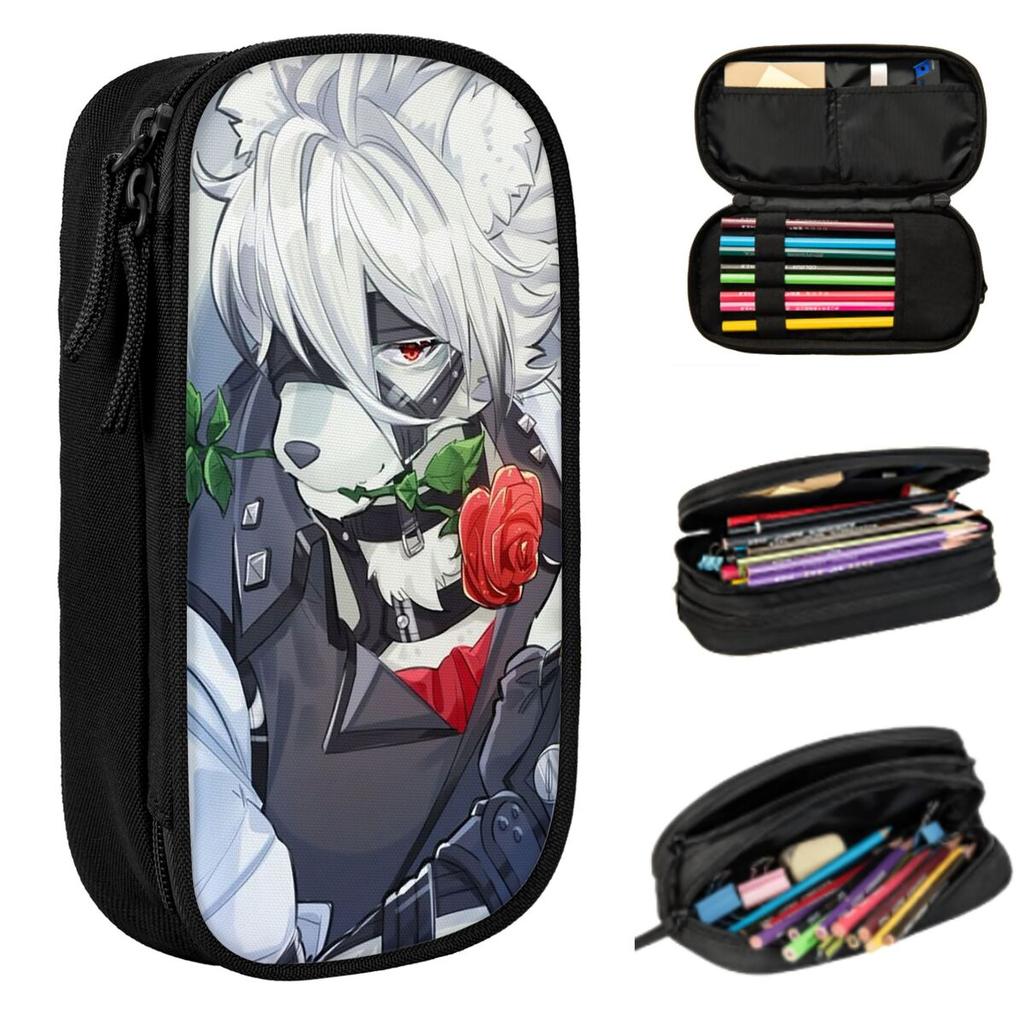 Zenless Zone Zero - Von Lycaon Pencil Case for Kids Gifts Pen Box Pencil Bag Stationery Supplies Pen Holder Bag