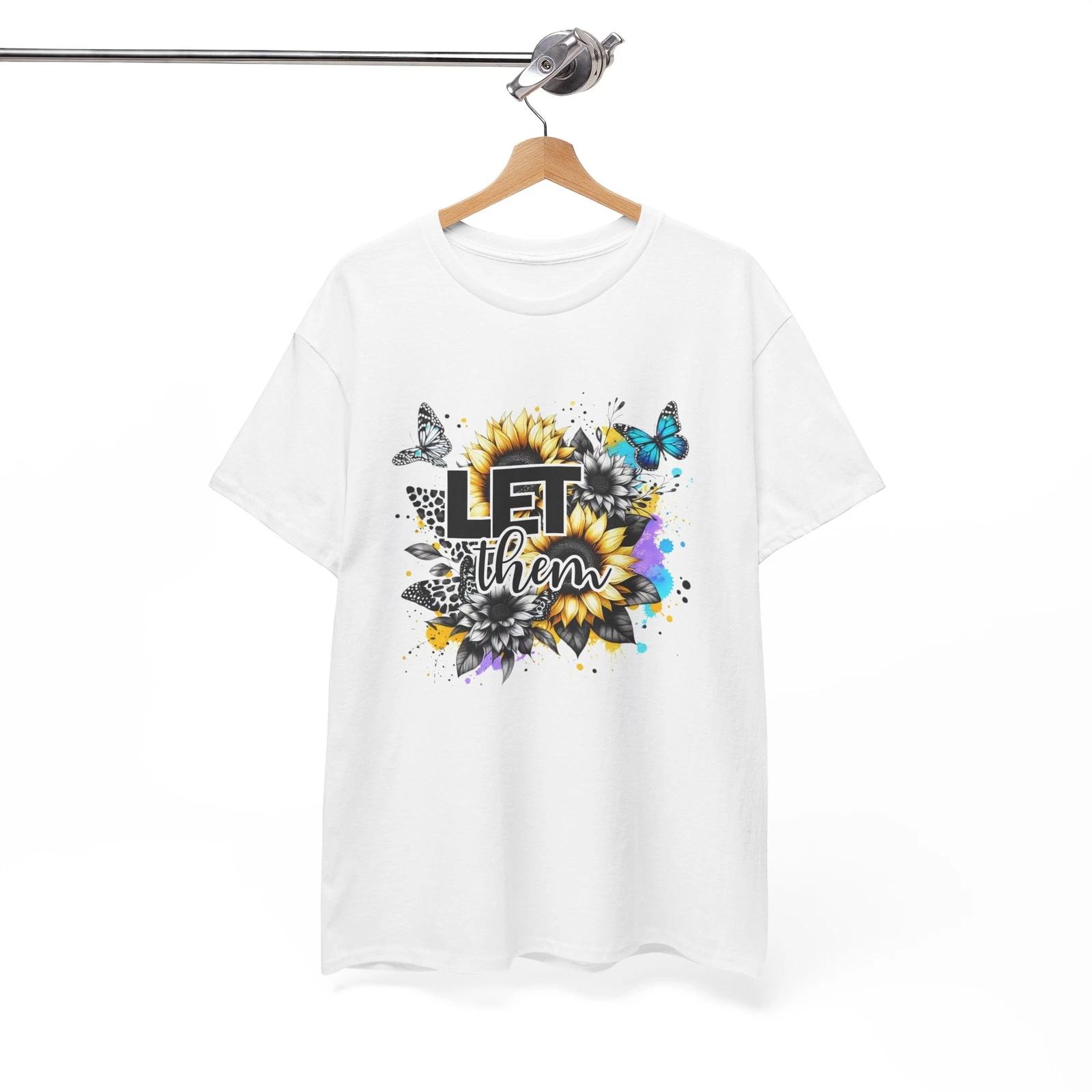 Let Them Flower T-Shirt - Edgy Flower Tee for Alternative Fashion L