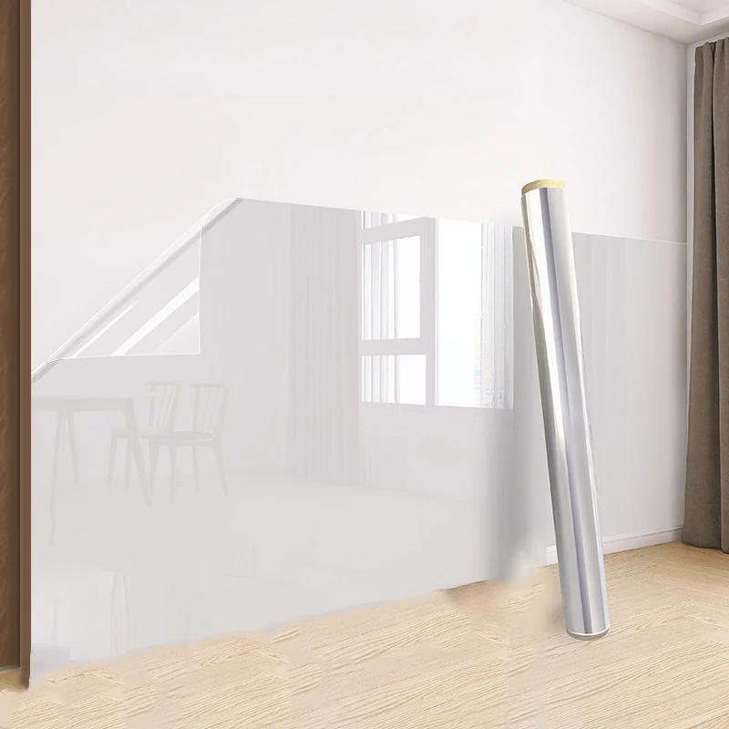 Wall Protector Film Kitchen Oil Proof Wall Sticker Transparent Waterproof Anti-Dirty Electrostatic Protective Film Home Decor