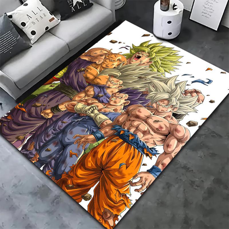 Dragon Ball Z Carpet Rug For Living Room Bedroom Home Sofa Decoration Kids Play Nonslip Floor Mat