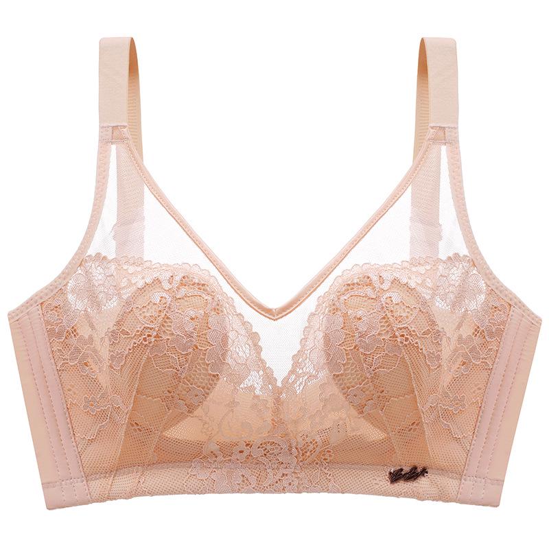 Summer Lace Adjustable Backless Bra with Rabbit Ears Design for Women