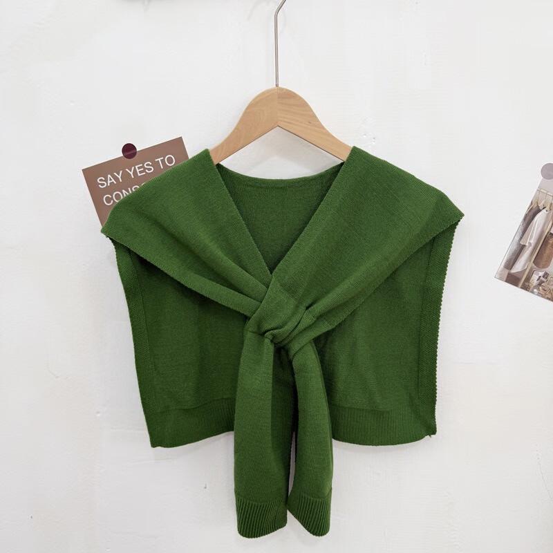 Vielseitiger gestrickter Schulterwickel im koreanischen Stil für Damen